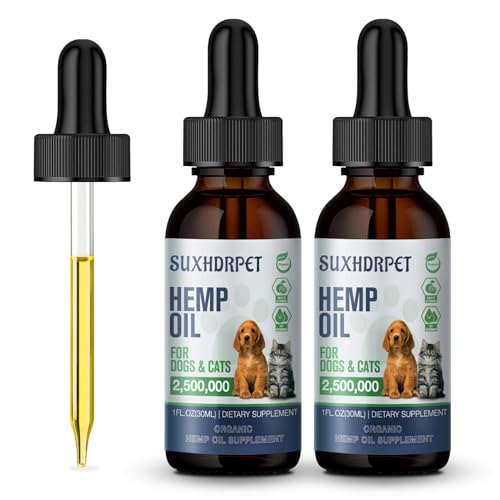 SUXHDRPURE Organic Hemp Oil for Pet Wellness