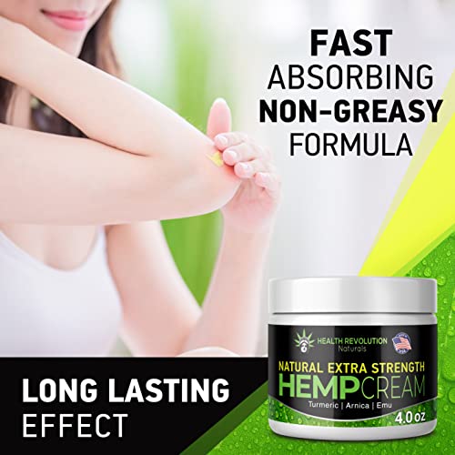 Maximum Strength Hemp Cream for Muscle & Joint Relief