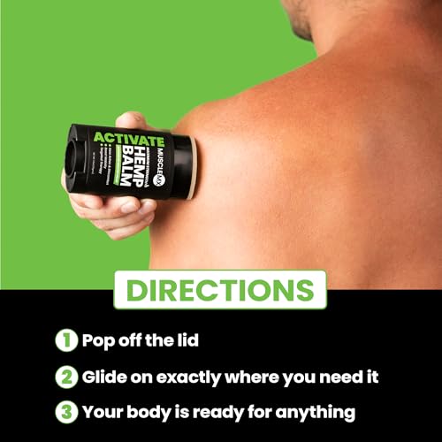 Extra Strength Natural Hemp Balm for Muscle Relief
