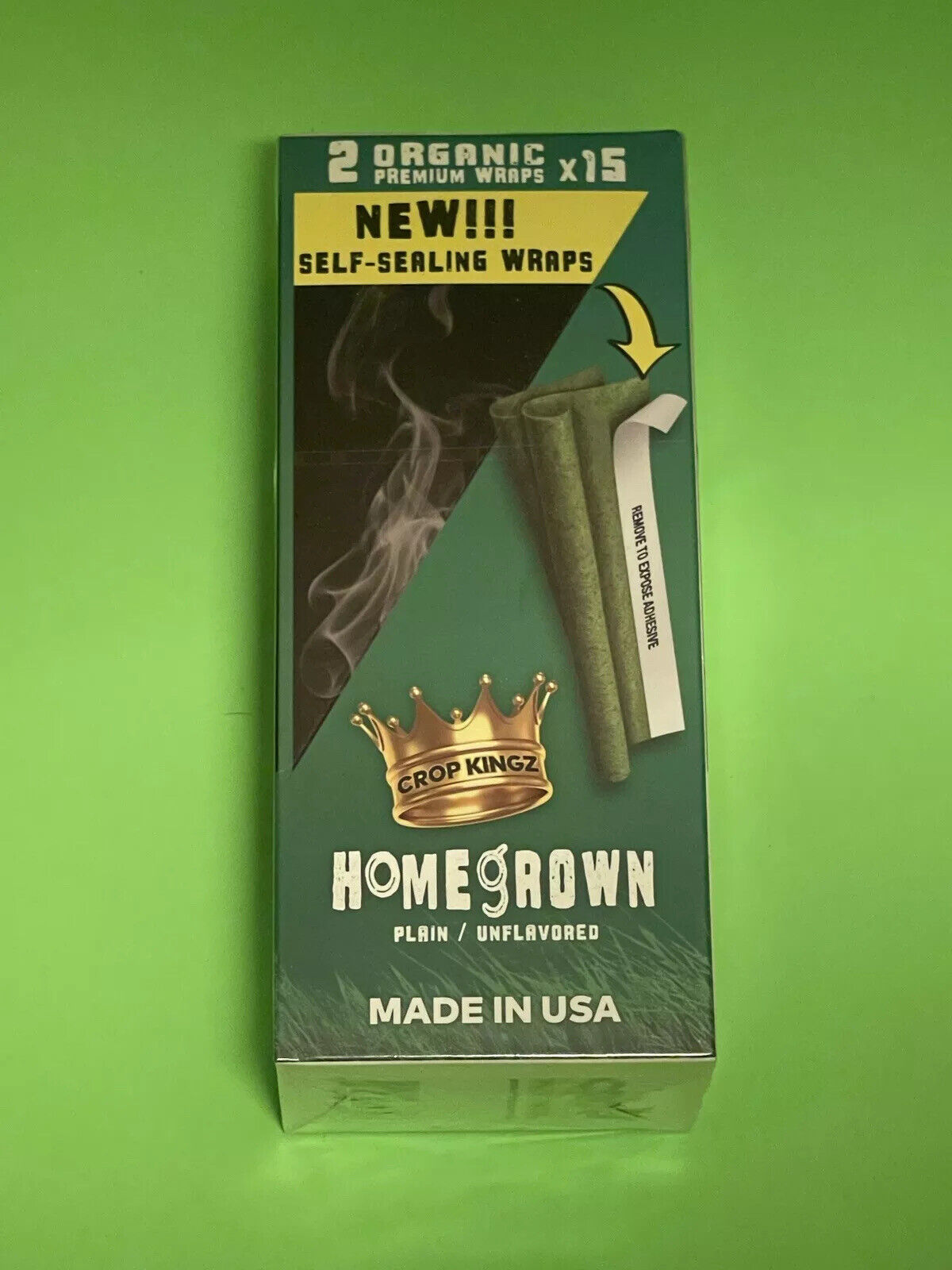 Crop Kingz Homegrown Hemp Rolling Papers - 30 Pack