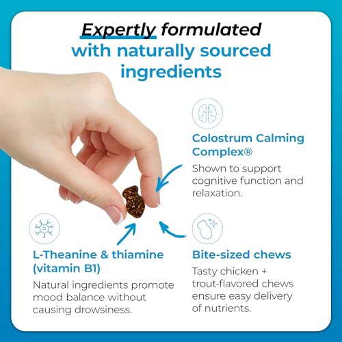 Calming Cat Chews for Anxiety Relief - 30 Count