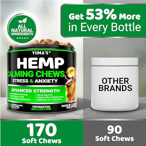 YUMA'S Calming Hemp Chews for Anxious Dogs
