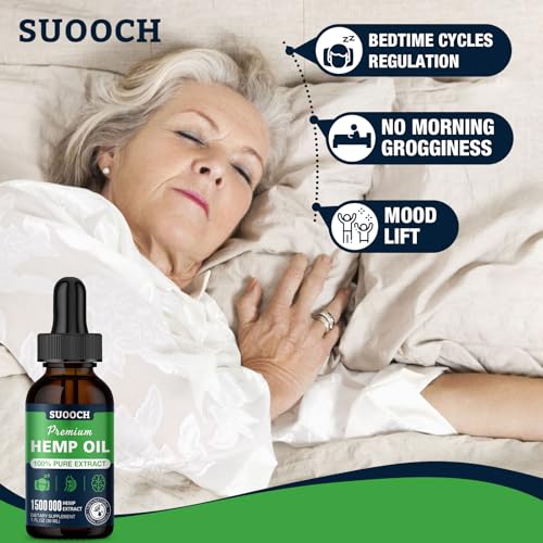 High Potency Organic Hemp Oil Drops - USA Made