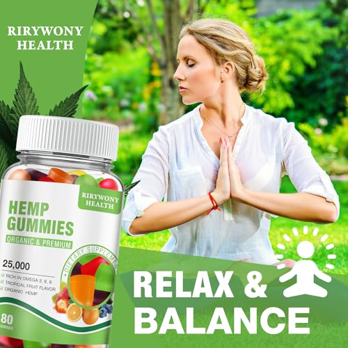 Extra Strength Vegan Hemp Gummies - 80 Count