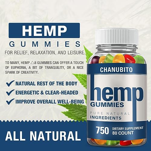 Organic High Potency Hemp Gummies for Adults