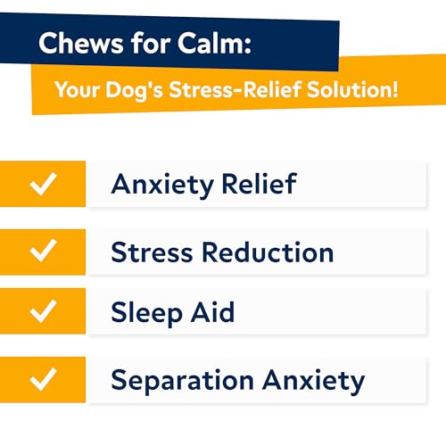Calming Hemp Chews for Anxious Dogs - 120 Treats