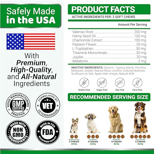 YUMA'S Calming Hemp Chews for Anxious Dogs