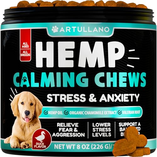 Artullano Hemp Calming Chews for Dogs - Anxiety Relief