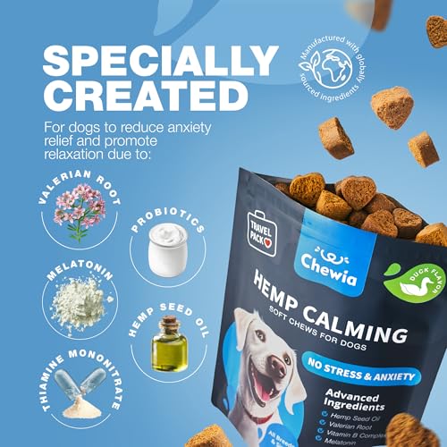 Calming Hemp Chews for Anxious Dogs