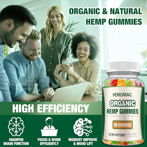 High Potency Organic Hemp Gummies - Vegan Treats