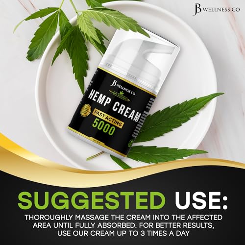 Premium 5000MG Hemp Cream for Sore Muscles