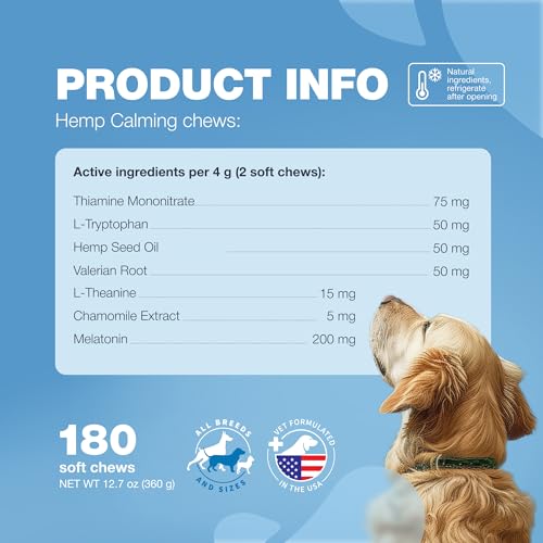 Calming CBD Chews for Dog Anxiety Relief