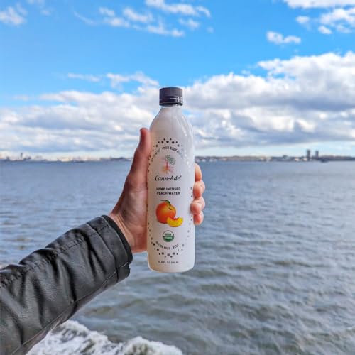 Cann-Ade® Organic Adaptogenic Water, Peach Flavor