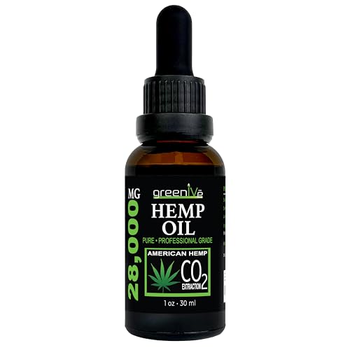 GreenIVe 28,000mg Organic Hemp Oil Drops