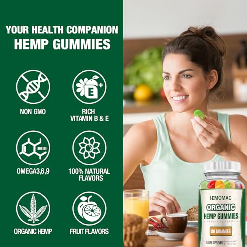 High Potency Organic Hemp Gummies - Vegan Treats