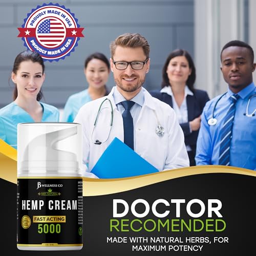 Premium 5000MG Hemp Cream for Sore Muscles