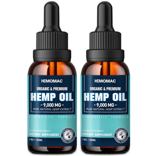 High Potency Organic Hemp Oil Tincture Drops