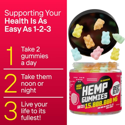 Hemp Gummies for Restful Sleep - Assorted Flavors