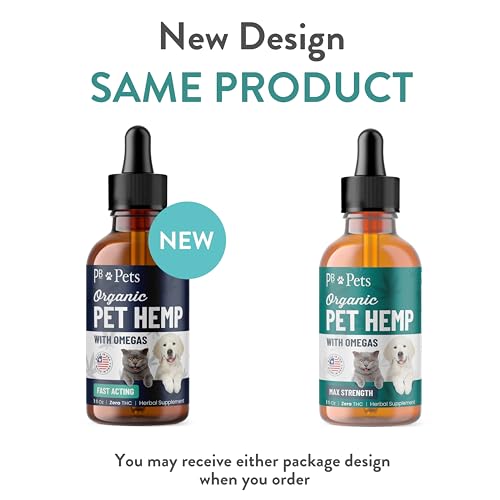 PB Pets Organic Hemp Oil for Dogs & Cats