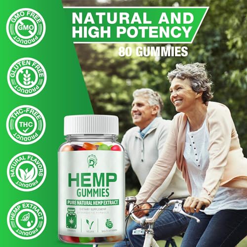 High Potency Vegan Hemp Oil Gummies