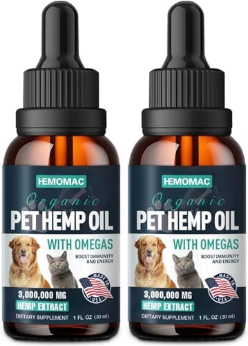 Organic Hemp Oil for Pet Anxiety & Joint Support
