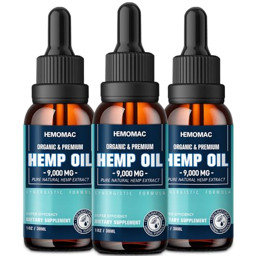 Organic Hemp Oil Drops - High Potency CBD