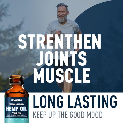 High Potency Organic Hemp Oil Tincture Drops