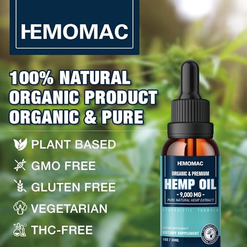 Organic Hemp Oil Drops - High Potency CBD
