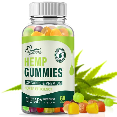 High Potency Vegan Hemp Oil Gummies for Adults