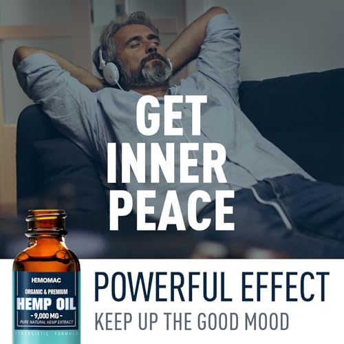 High Potency Organic Hemp Oil Tincture Drops