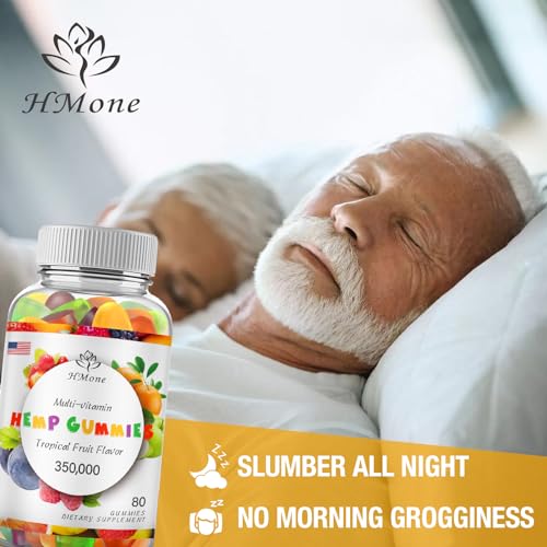 Organic High Potency Hemp Gummies - Vegan & Non-GMO