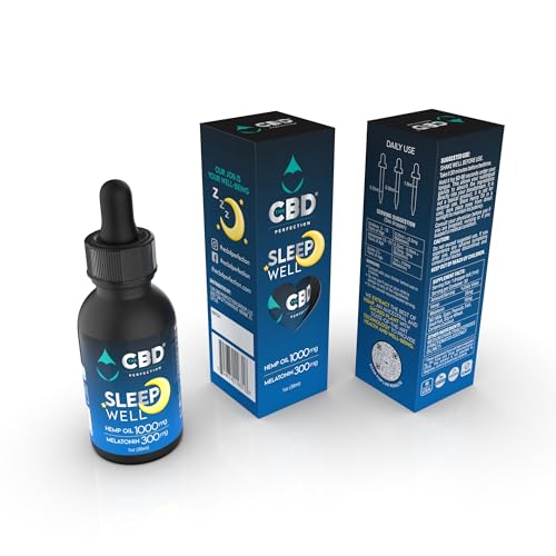 CBD Sleep Well Oil with Melatonin & Omega Fatty Acids
