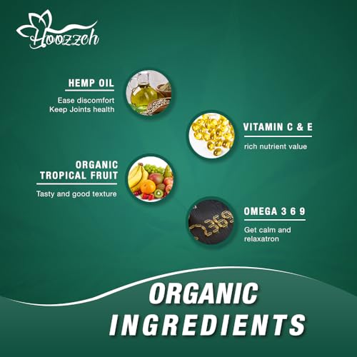 High Potency Vegan Hemp Oil Gummies for Adults
