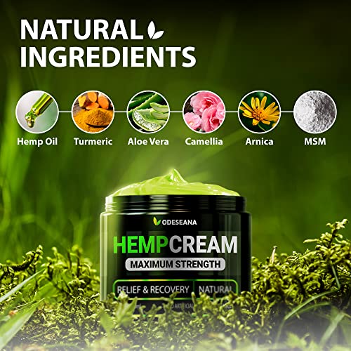 Odeseana Hemp Cream for Joints and Muscle Relief