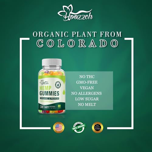 High Potency Vegan Hemp Oil Gummies for Adults