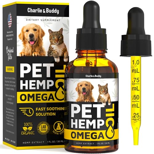 CBD Hemp and Salmon Oil for Pet Skin and Coat Health