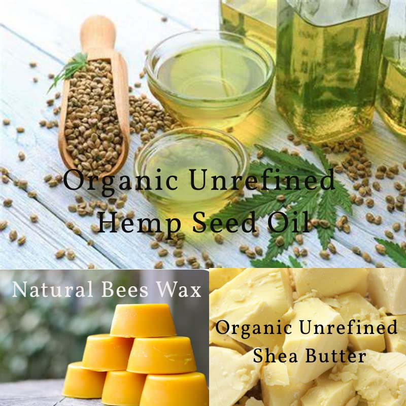 Hemp Seed Lip Balm with Natural Sun Protection (Peppermint)