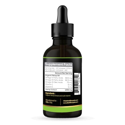 Billion Pets Hemp Oil for Dogs & Cats