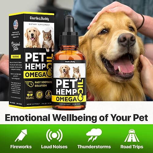 CBD Hemp and Salmon Oil for Pet Skin and Coat Health