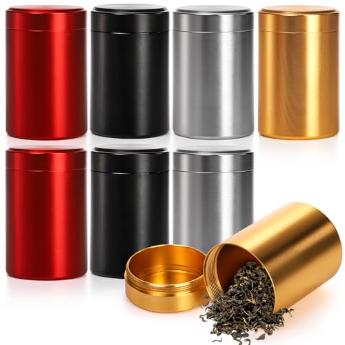 Smell Proof Aluminum Storage Containers - 8 Pack