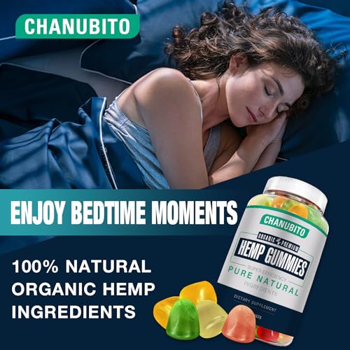 CHANUBITO Organic Hemp Gummies - 3 Pack Vegan Edibles