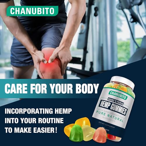 CHANUBITO Organic Hemp Gummies - 3 Pack Vegan Edibles