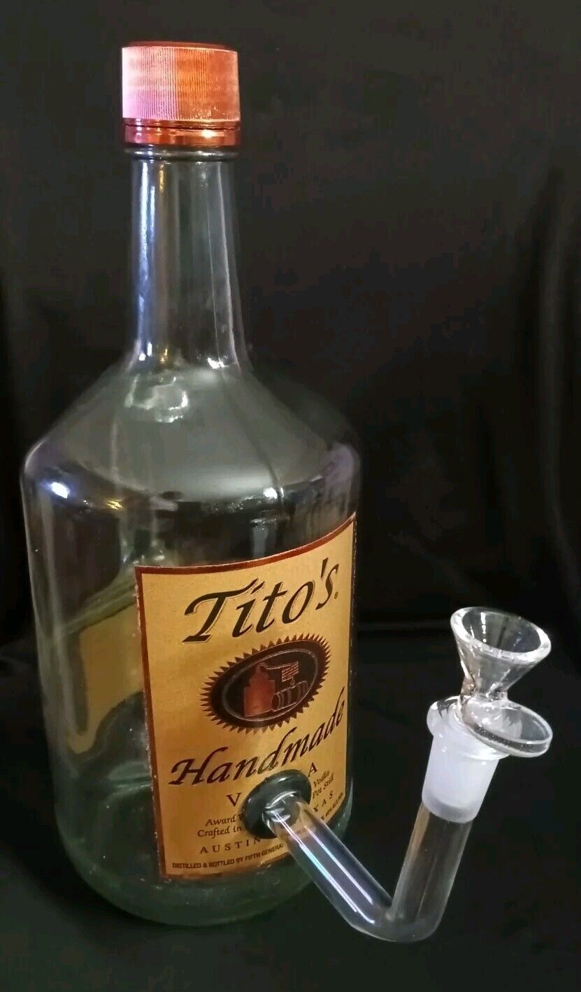 Tito’s Vodka Bong Lamp and Hookah Pipe