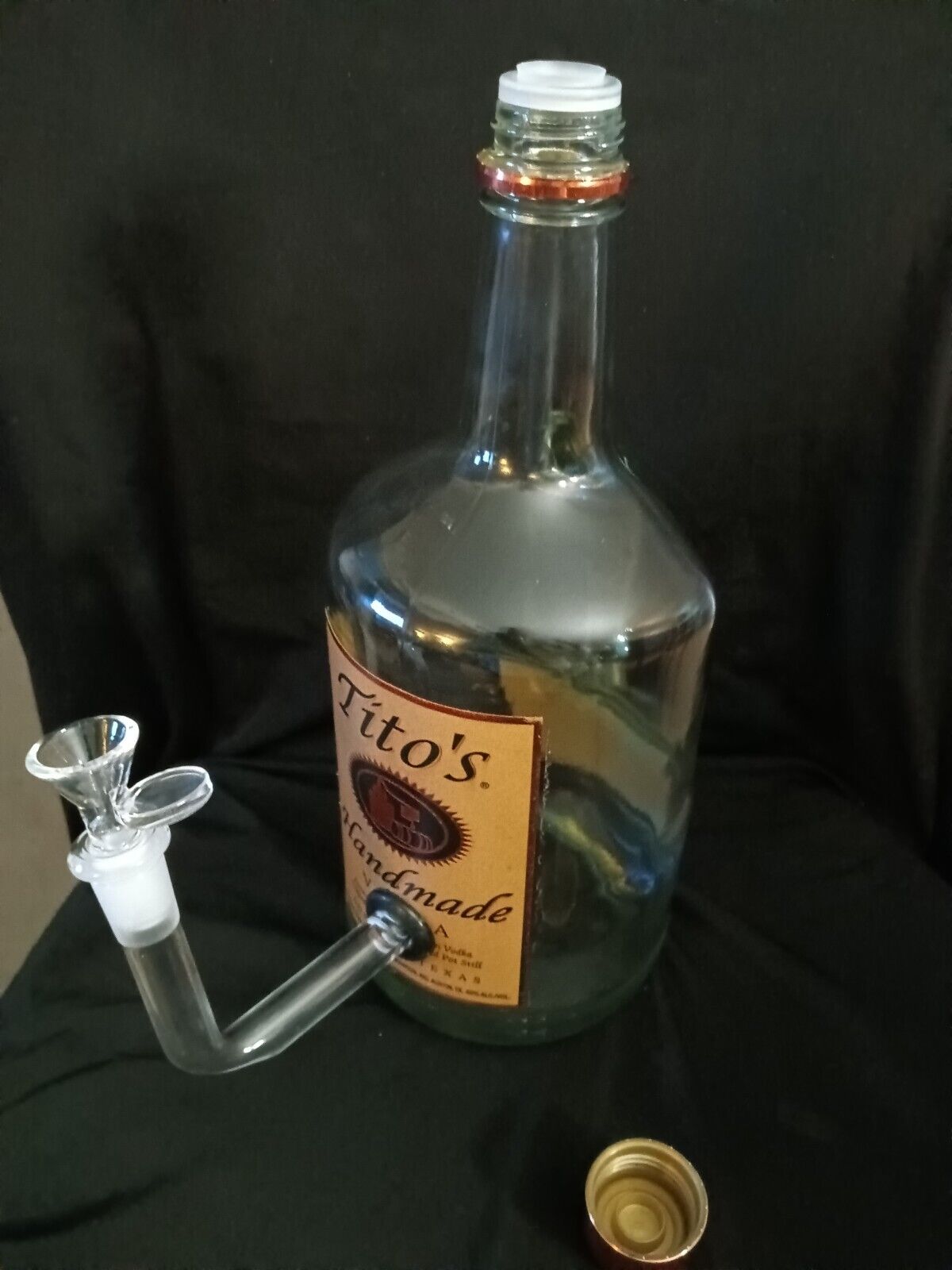 Tito’s Vodka Bong Lamp and Hookah Pipe