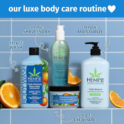 Hempz Triple Moisture Hydrating Body Lotion 17 Oz