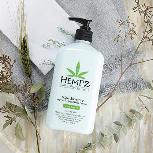 Hempz Triple Moisture Hydrating Body Lotion 17 Oz