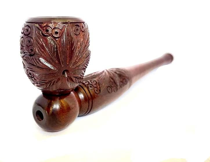 Artisan Carved 6-Inch Herbal Pipe for Gifting