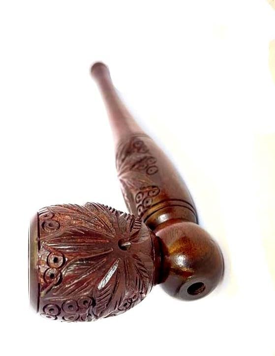 Artisan Carved 6-Inch Herbal Pipe for Gifting