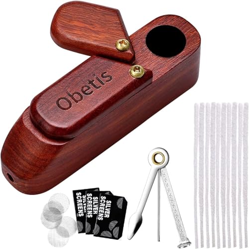 Obetis Handmade Rosewood Tobacco Pipe Set