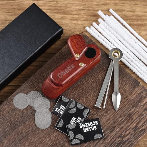 Obetis Handmade Rosewood Tobacco Pipe Set